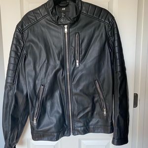Faux H&M Moto Leather Jacket